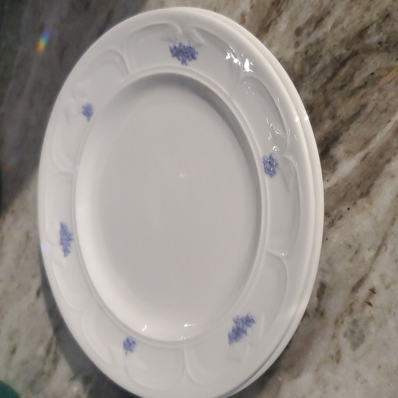 Adderly  4 piece 2 10 in dinner plates and teacup and saucer...Very Old - Picture 2 of 4